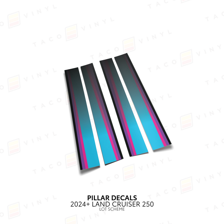 2024+ Land Cruiser 250 Door Pillar Decals