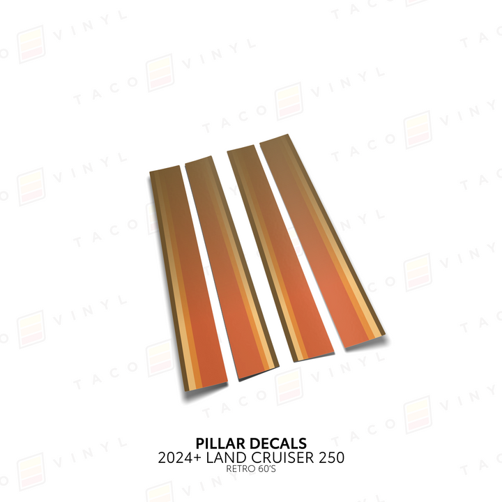 2024+ Land Cruiser 250 Door Pillar Decals