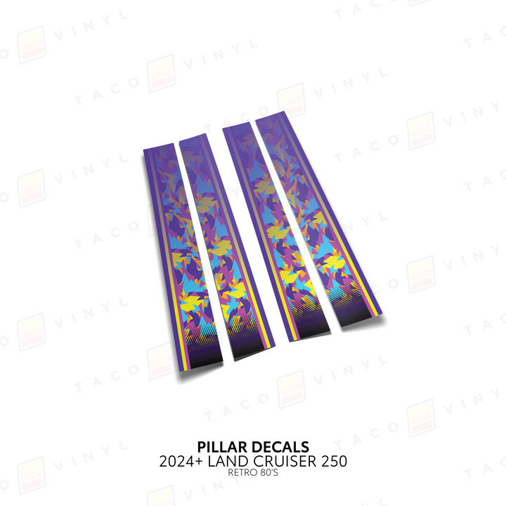 2024+ Land Cruiser 250 Door Pillar Decals