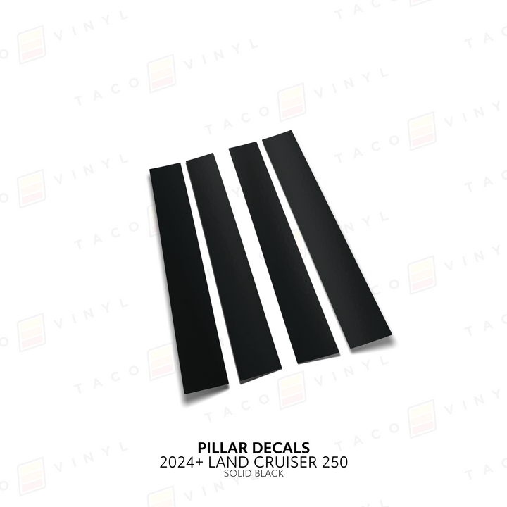 2024+ Land Cruiser 250 Door Pillar Decals