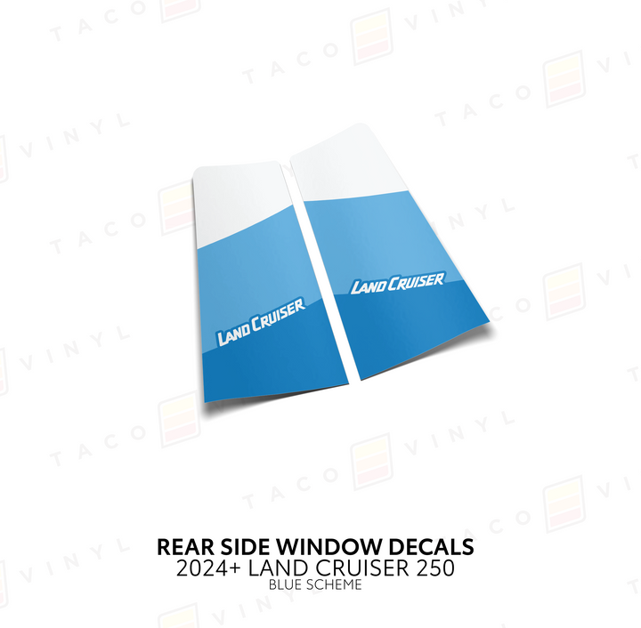 2024+ Land Cruiser 250 Rear Side Window Decal