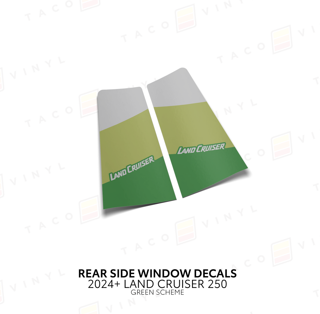 2024+ Land Cruiser 250 Rear Side Window Decal
