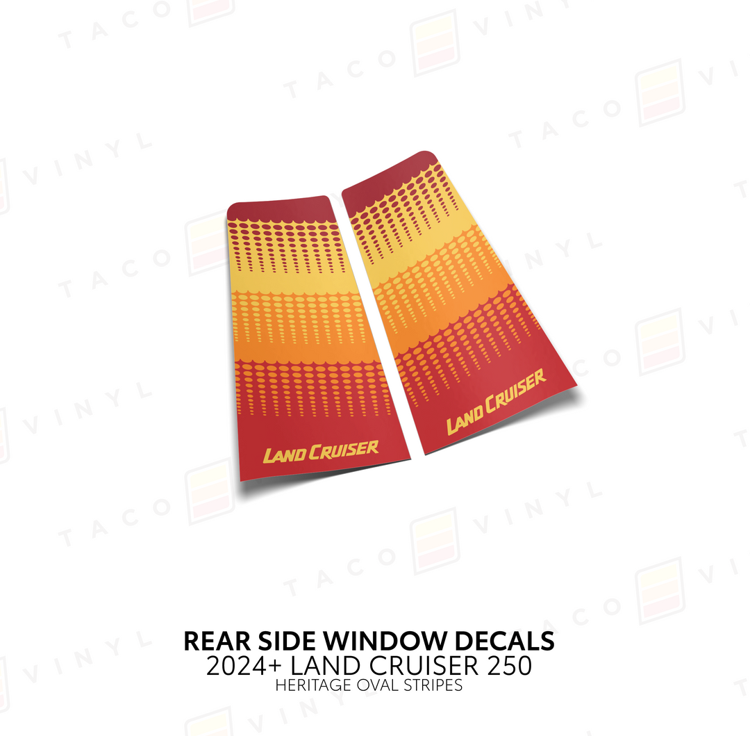 2024+ Land Cruiser 250 Rear Side Window Decal