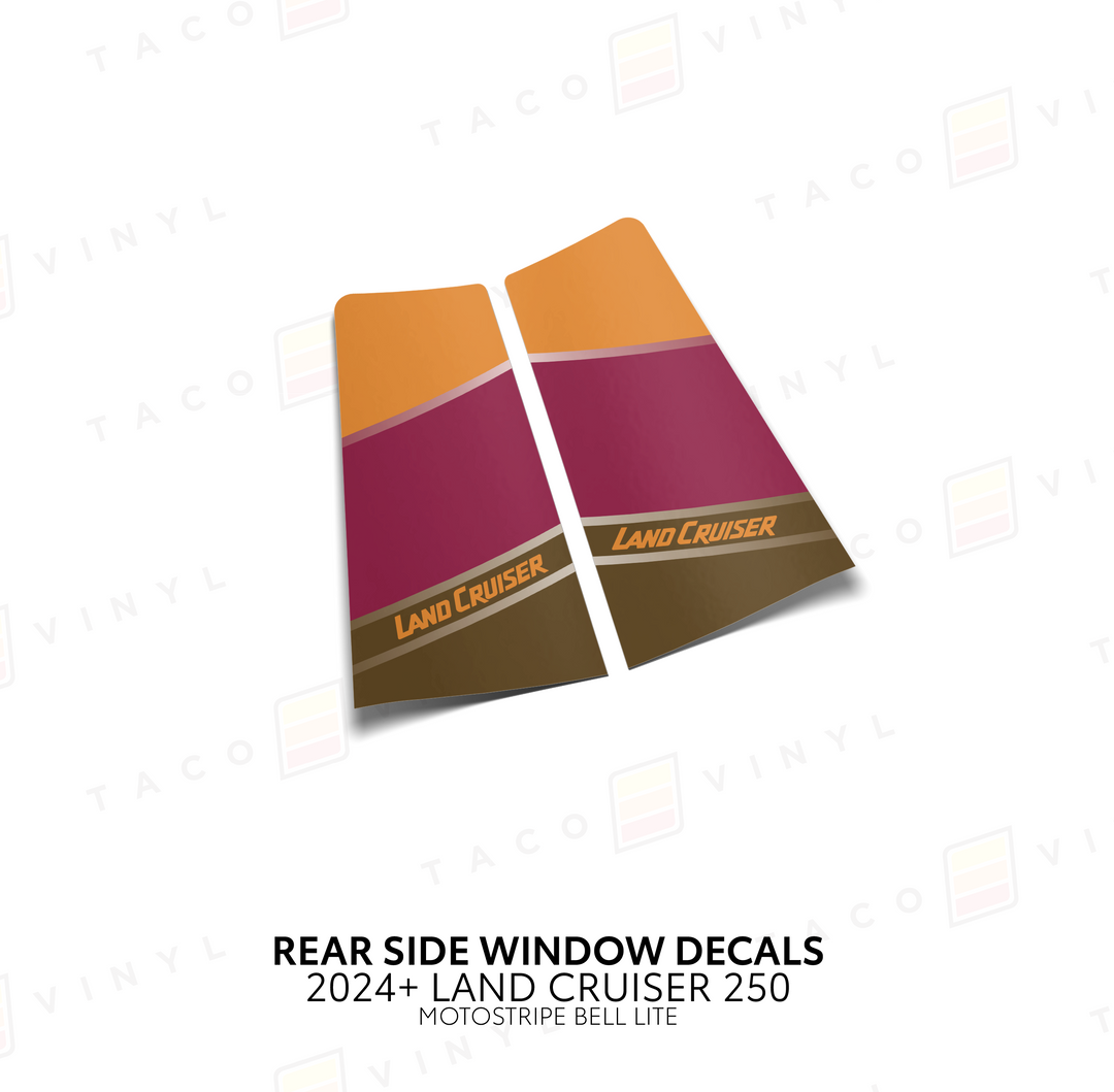 2024+ Land Cruiser 250 Rear Side Window Decal