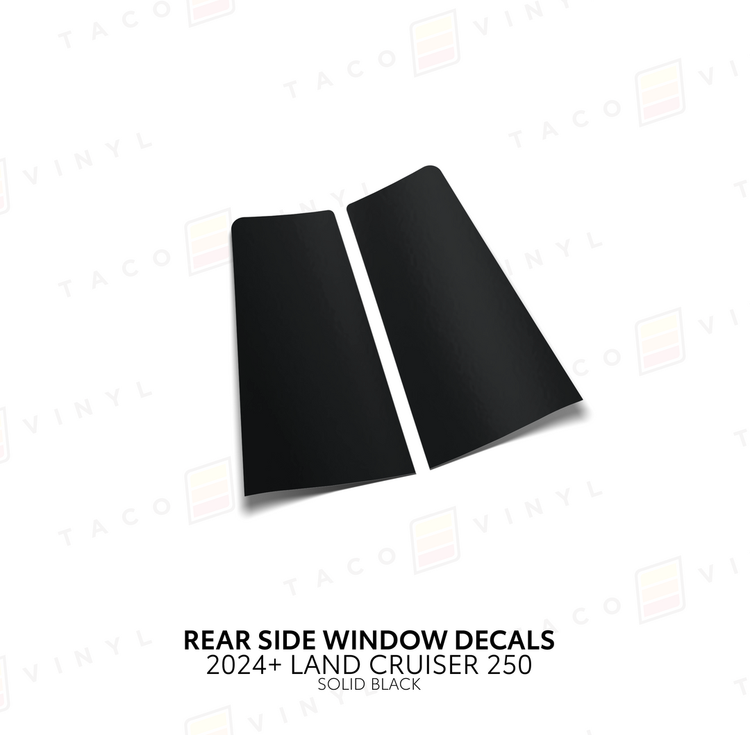2024+ Land Cruiser 250 Rear Side Window Decal