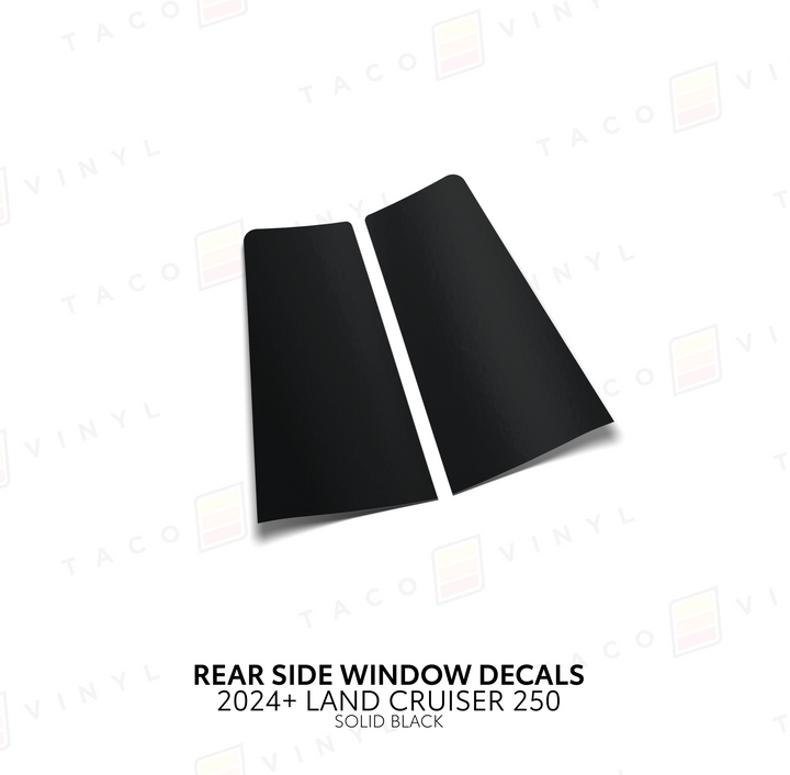 2024+ Land Cruiser 250 Rear Side Window Decal