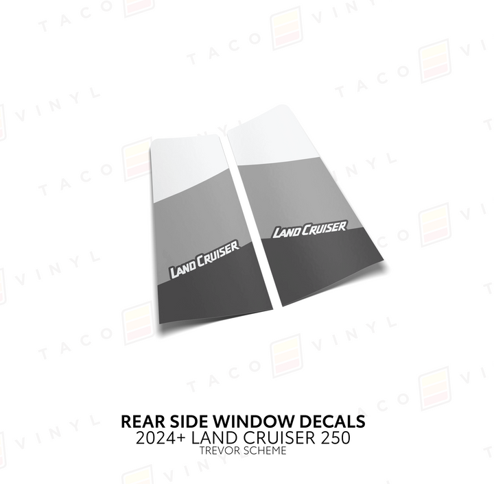 2024+ Land Cruiser 250 Rear Side Window Decal