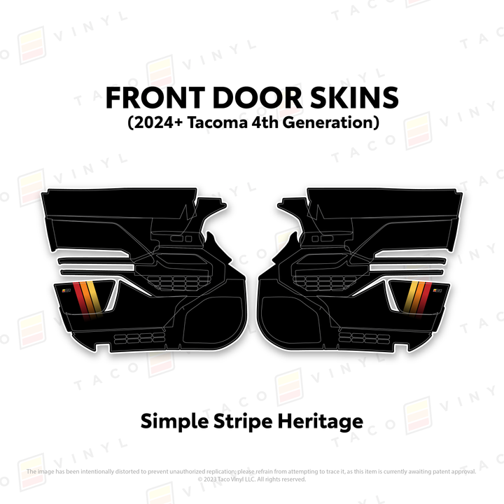 2024+ Tacoma Door Skins