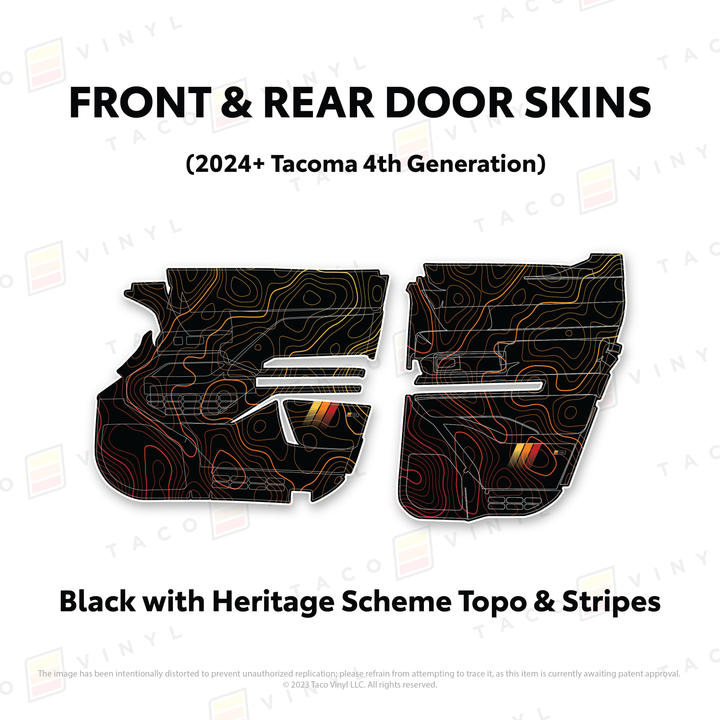 2024+ Tacoma Door Skins
