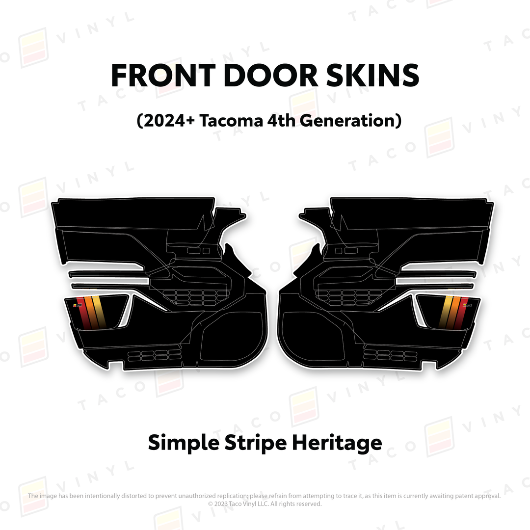 2024+ Tacoma Door Skins