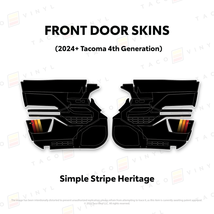 2024+ Tacoma Door Skins