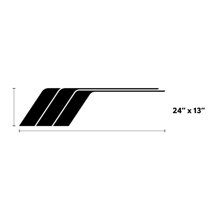 Universal Retro Side Stripes