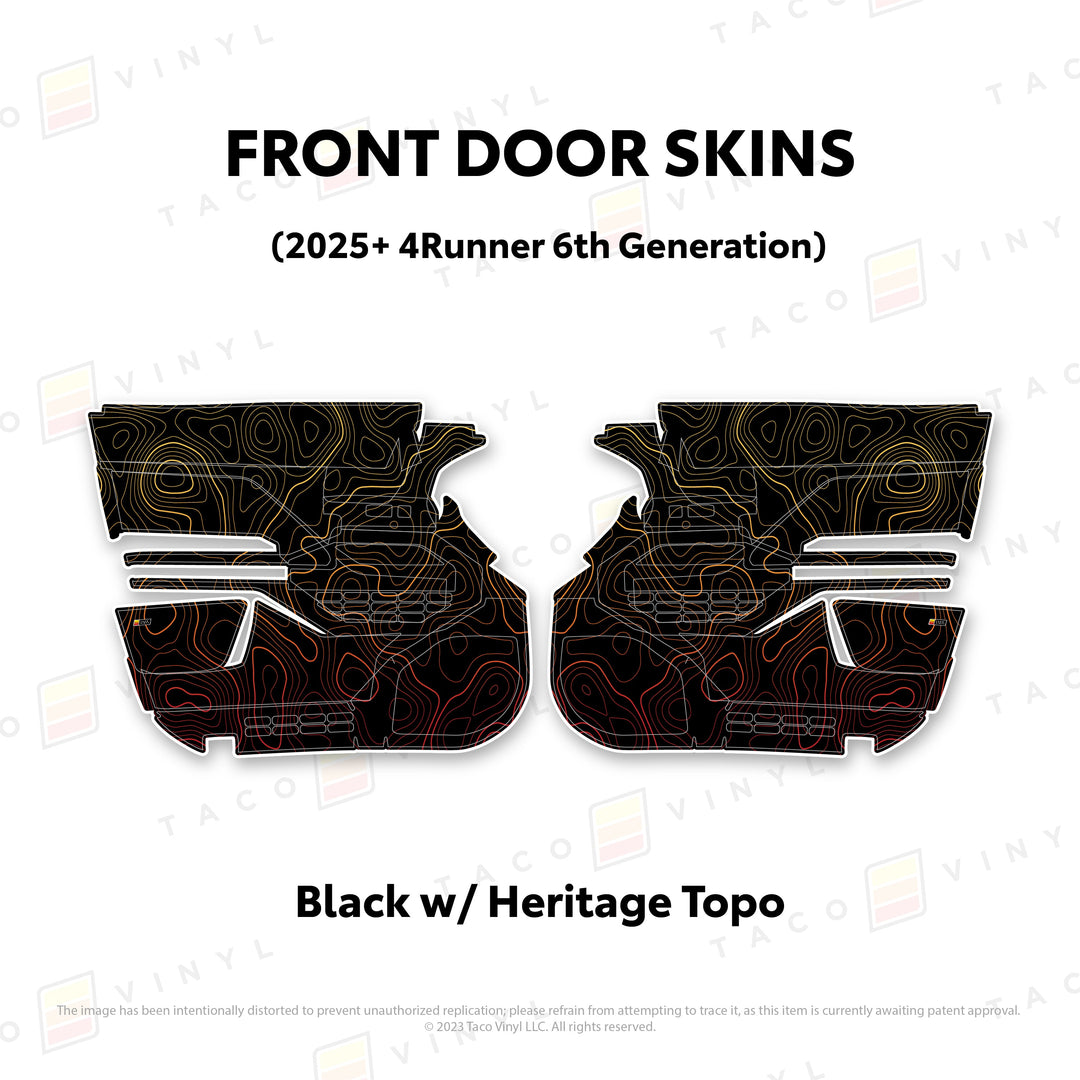 2025+ 4Runner Door Skins