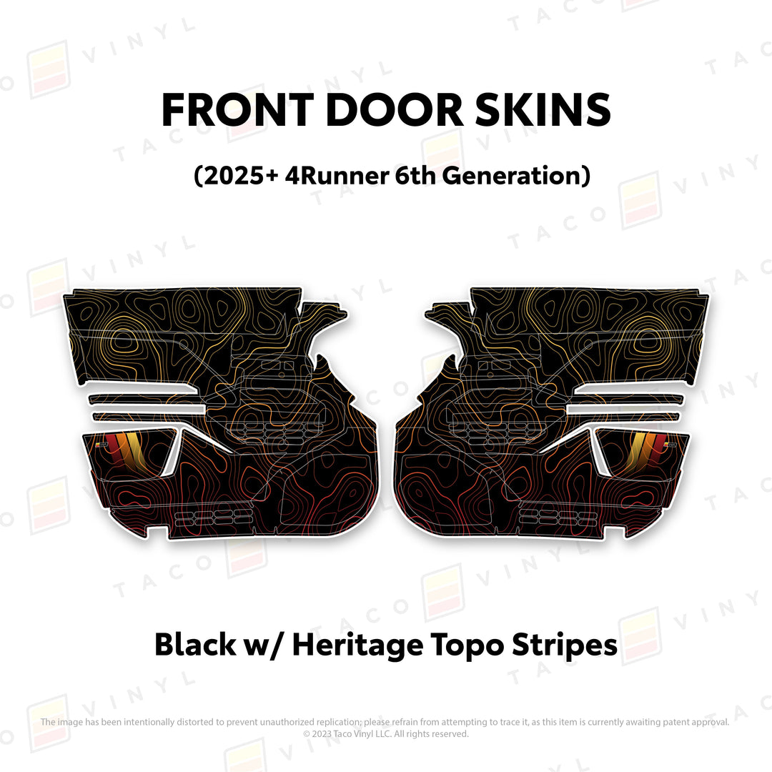 2025+ 4Runner Door Skins