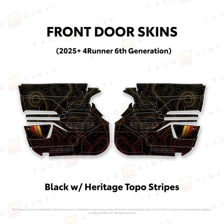 2025+ 4Runner Door Skins