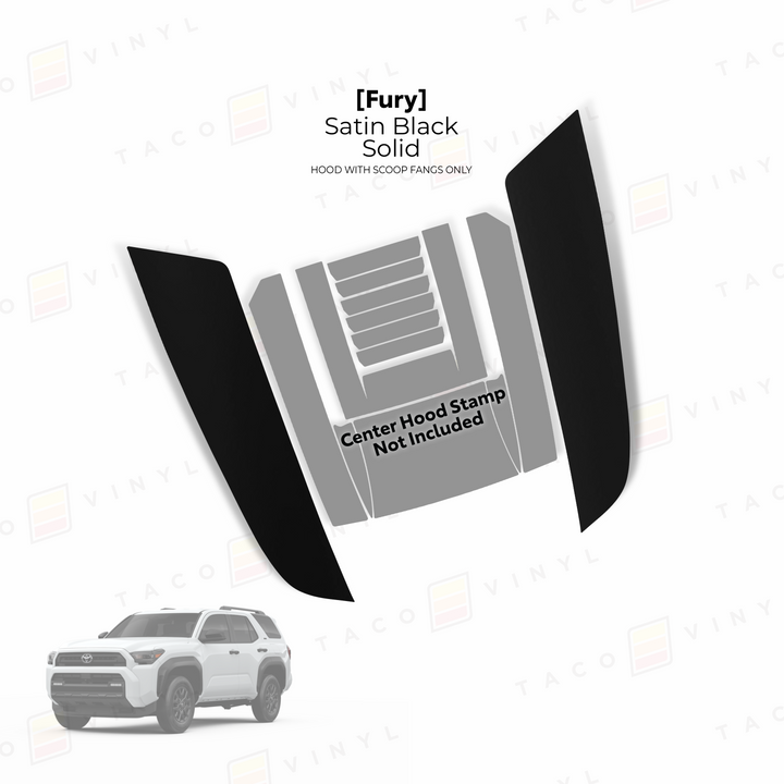 2025+ 4Runner Fury Hood Stamp (Fangs Only)