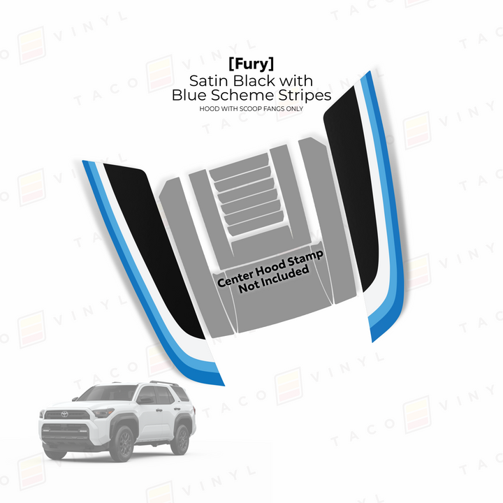 2025+ 4Runner Fury Hood Stamp (Fangs Only)