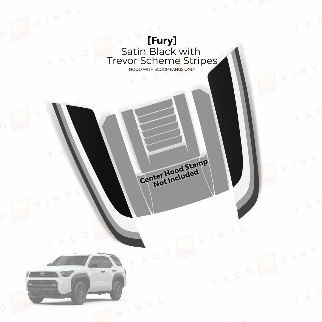 2025+ 4Runner Fury Hood Stamp (Fangs Only)
