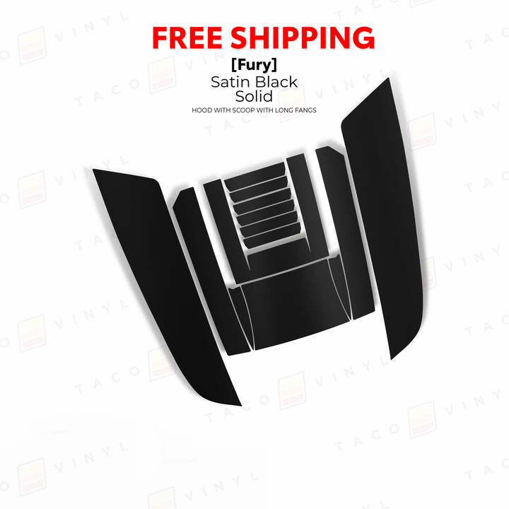 2024+ Tacoma/2025+ 4Runner Fury Hood Scoop Stamp