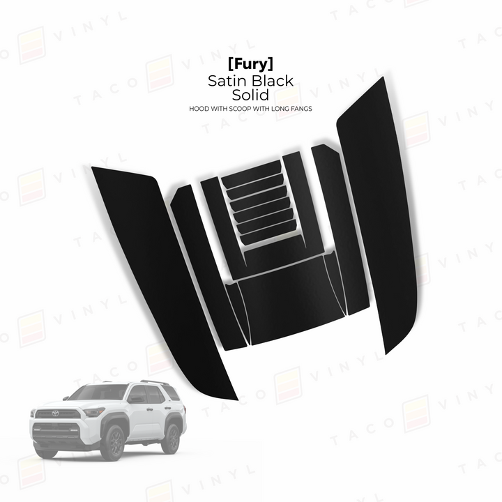 2025+ 4Runner Fury Hood Scoop Stamp (W/ Long Fangs)