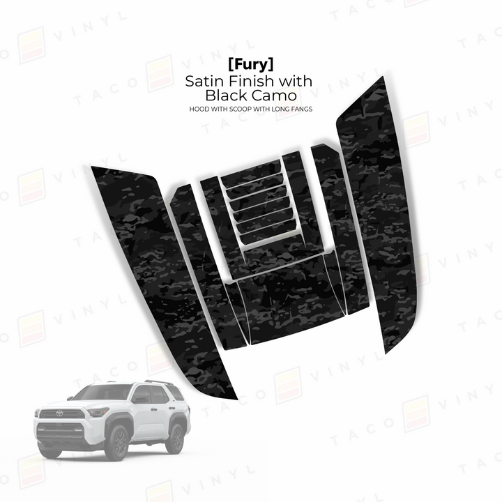 2025+ 4Runner Fury Hood Scoop Stamp (W/ Long Fangs)
