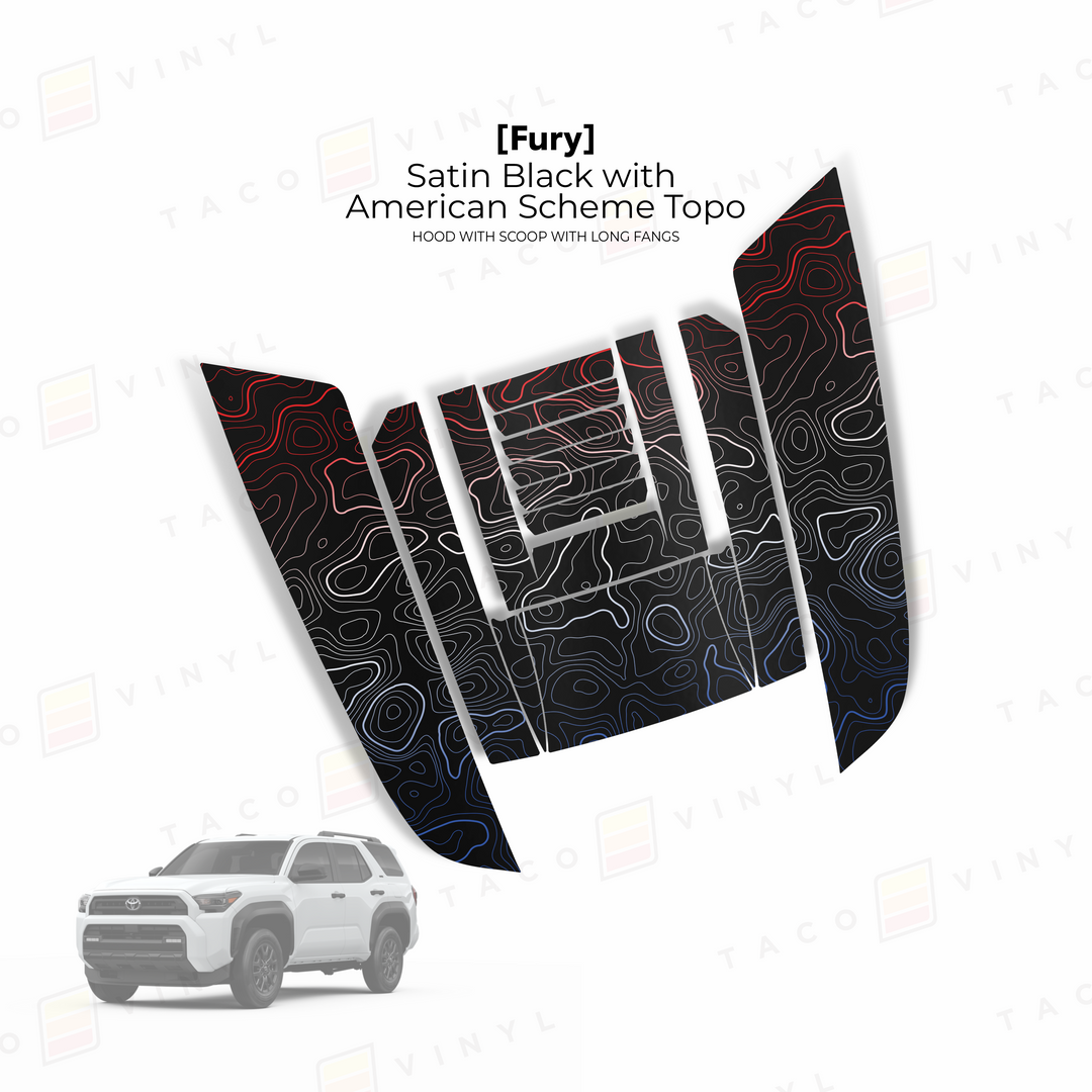 2025+ 4Runner Fury Hood Scoop Stamp (W/ Long Fangs)