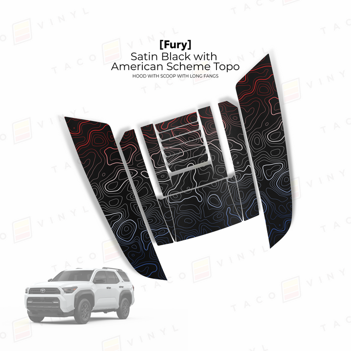 2025+ 4Runner Fury Hood Scoop Stamp (W/ Long Fangs)