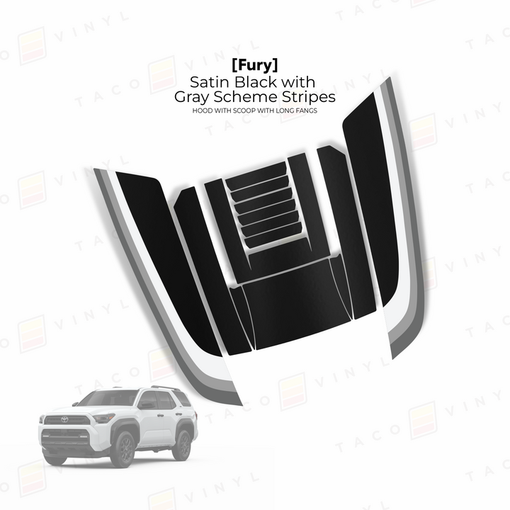 2025+ 4Runner Fury Hood Scoop Stamp (W/ Long Fangs)