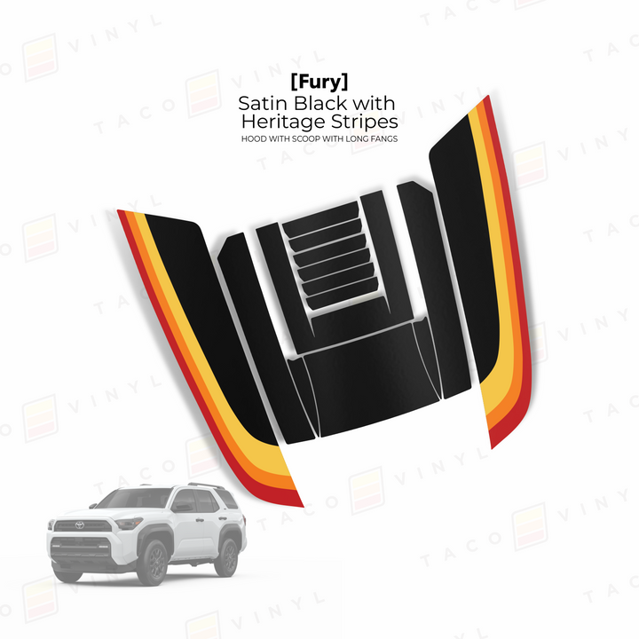 2025+ 4Runner Fury Hood Scoop Stamp (W/ Long Fangs)