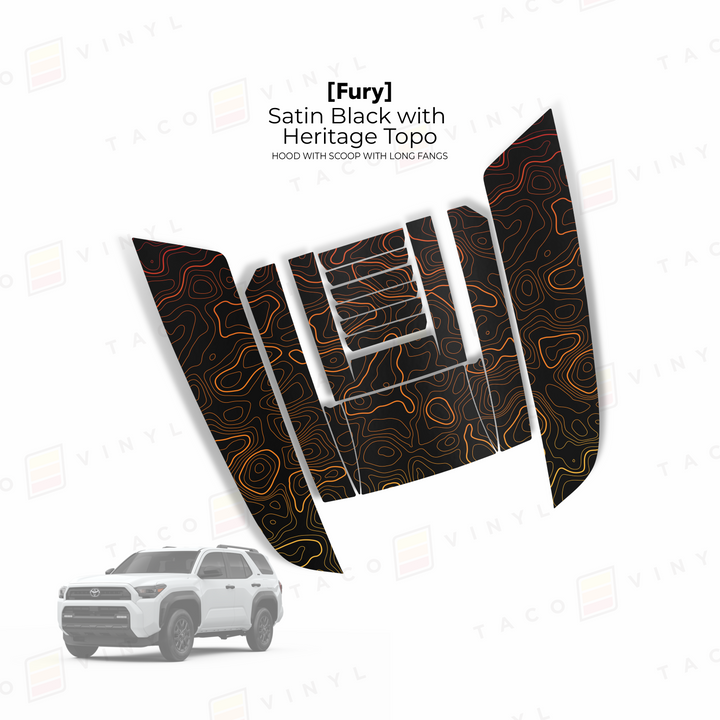 2025+ 4Runner Fury Hood Scoop Stamp (W/ Long Fangs)
