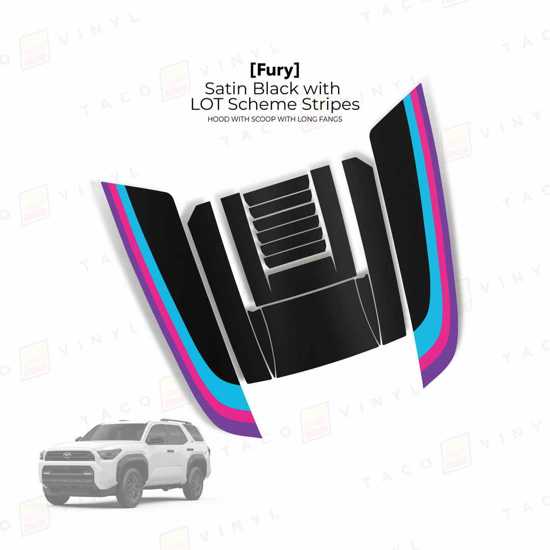 2025+ 4Runner Fury Hood Scoop Stamp (W/ Long Fangs)