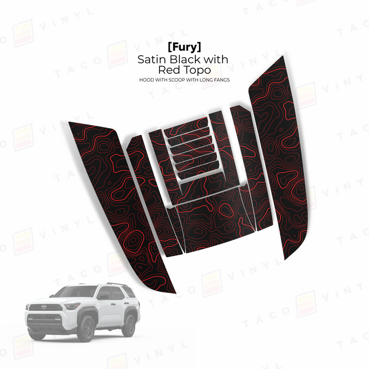 2025+ 4Runner Fury Hood Scoop Stamp (W/ Long Fangs)