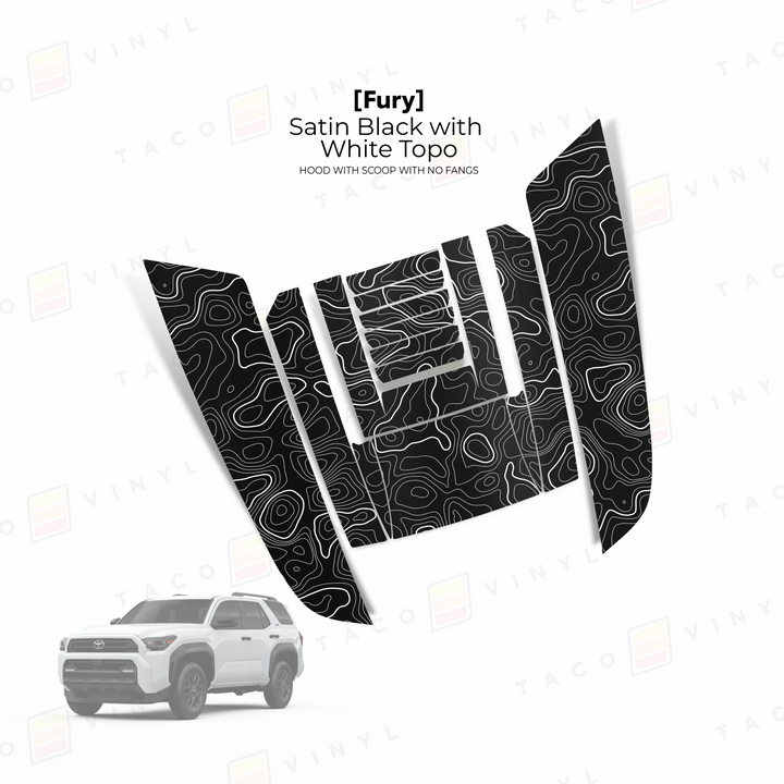 2025+ 4Runner Fury Hood Scoop Stamp (W/ Long Fangs)