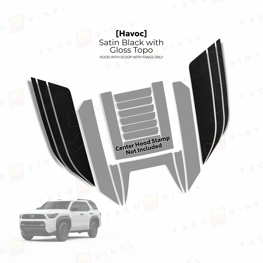 2025+ 4Runner Havoc Hood Scoop Stamp (W/ Fangs only)