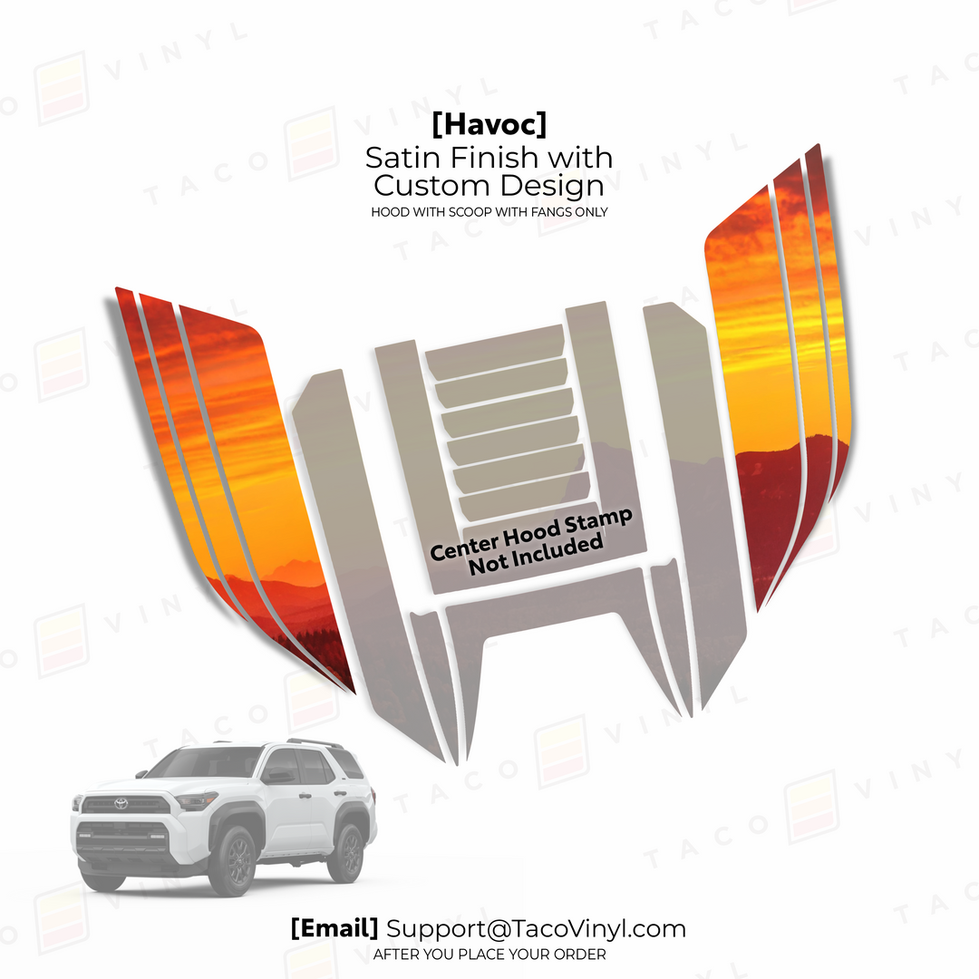2025+ 4Runner Havoc Hood Scoop Stamp (W/ Fangs only)