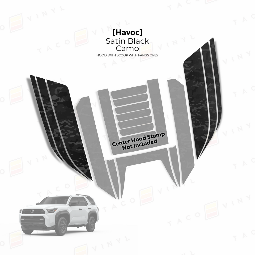 2025+ 4Runner Havoc Hood Scoop Stamp (W/ Fangs only)