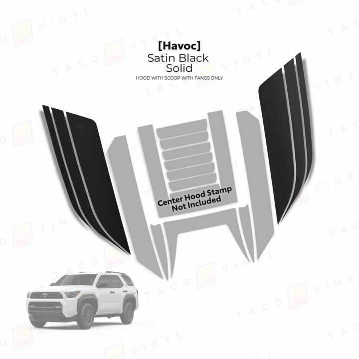 2025+ 4Runner Havoc Hood Scoop Stamp (W/ Fangs only)