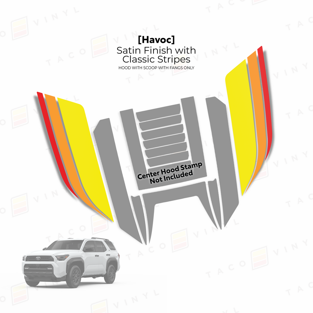 2025+ 4Runner Havoc Hood Scoop Stamp (W/ Fangs only)