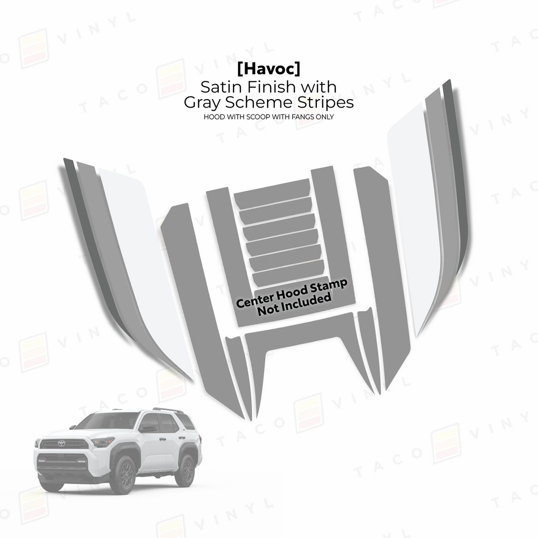 2025+ 4Runner Havoc Hood Scoop Stamp (W/ Fangs only)