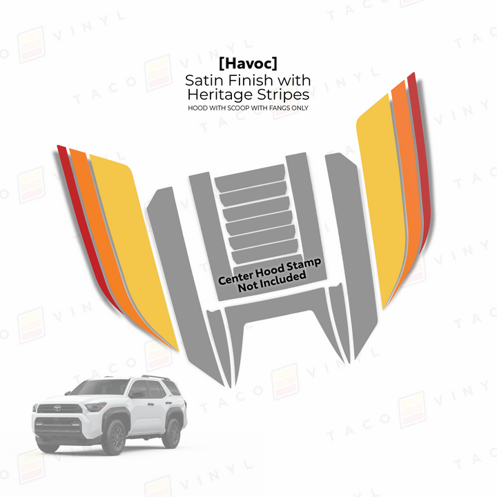 2025+ 4Runner Havoc Hood Scoop Stamp (W/ Fangs only)