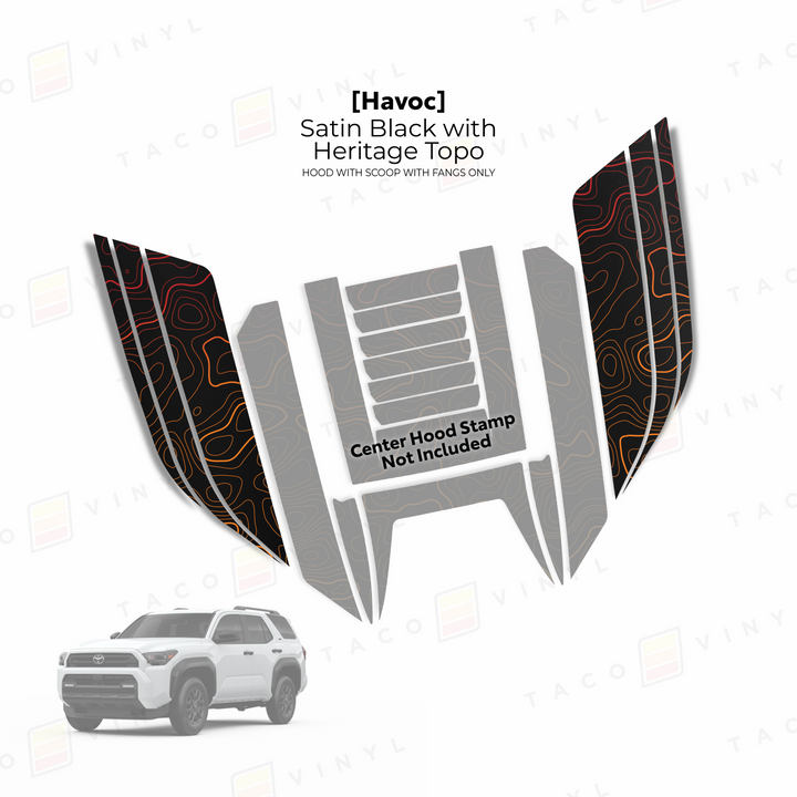 2025+ 4Runner Havoc Hood Scoop Stamp (W/ Fangs only)
