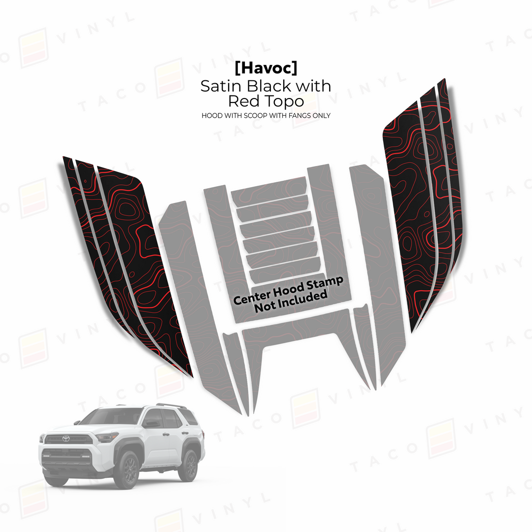 2025+ 4Runner Havoc Hood Scoop Stamp (W/ Fangs only)