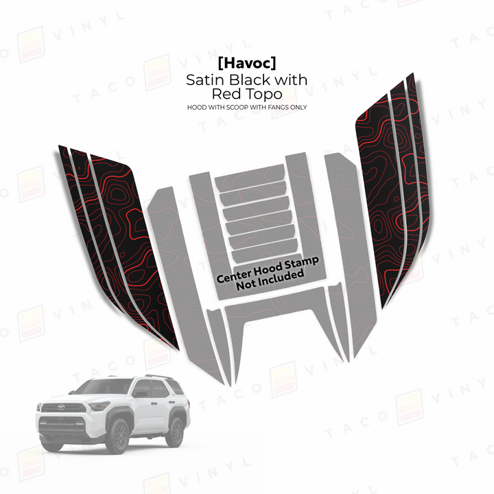 2025+ 4Runner Havoc Hood Scoop Stamp (W/ Fangs only)