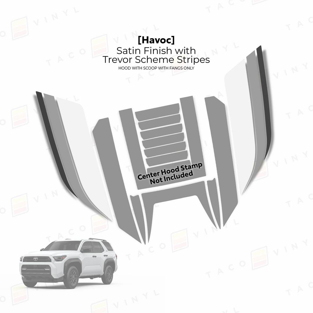 2025+ 4Runner Havoc Hood Scoop Stamp (W/ Fangs only)
