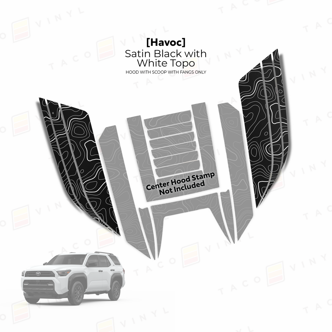 2025+ 4Runner Havoc Hood Scoop Stamp (W/ Fangs only)