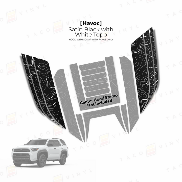 2025+ 4Runner Havoc Hood Scoop Stamp (W/ Fangs only)