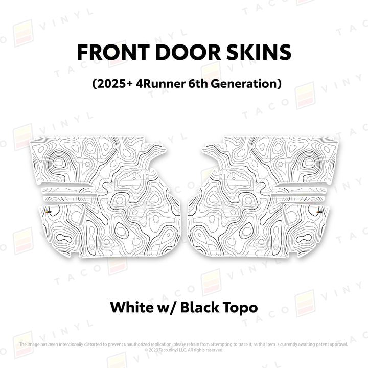 2025+ 4Runner Door Skins