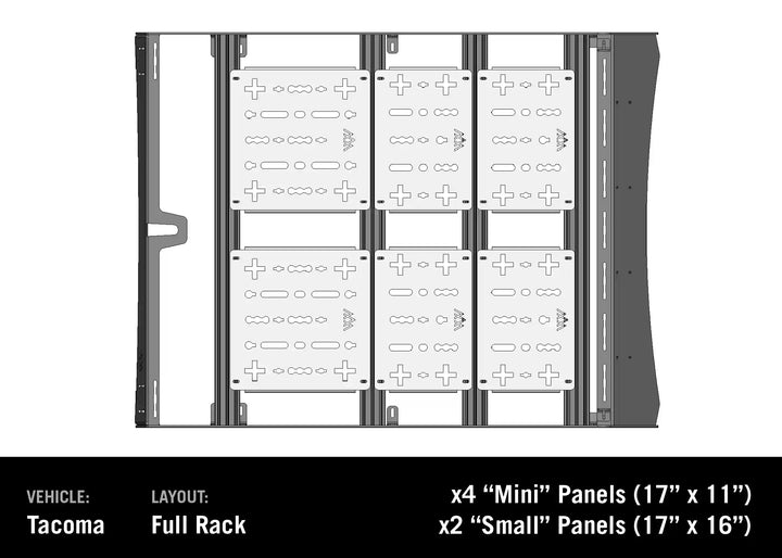 DRIFTR Toyota Tacoma Roof Rack (2005-2023)