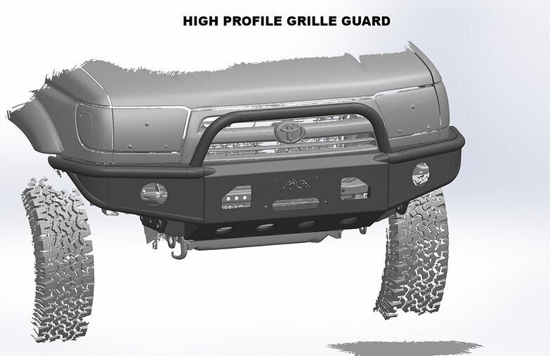 96-02 4Runner Open Wing Hybrid Bumper - DIY Kit