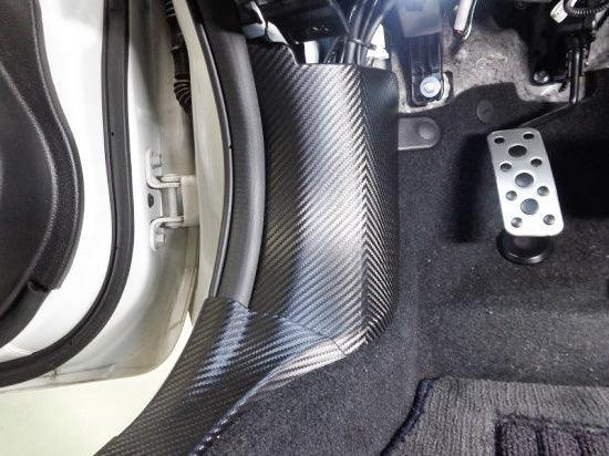 3D Carbon Interior Kick Panel Protection Kit - 2015-2021 WRX &amp; STI